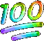 Rainbow100 Discord emoji