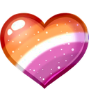 PrideHeartLesbian Discord emoji
