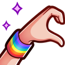PrideHandHeartL Discord emoji