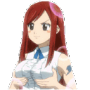 2284_erza_look animated emote - BLUE VORTEX