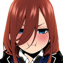 Nakano_Miku_Pout7 custom emote from BLUE VORTEX