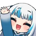 GawrGuraWaveBackgroundless