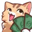 Gato_con_dinero Discord sticker | SKYFLOW ESPORTS