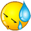 sweatbigdropface Discord emoji