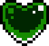 DarkGreenSpinningPixelHeart