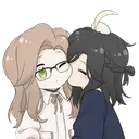 73343qinyuyagecheekkiss