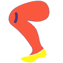 BigSmileLeg Discord emoji