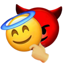 angeldevil custom emote | Degenerates [18+]