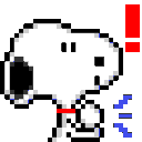 snoopy_alert animated Discord emote | ୨ 🪄  /snoopys  𐙚　social　giveαwαys　decor　1OO+ guilds