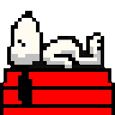 snoopy_sleep animated emote - ୨ 🪄  /snoopys  𐙚　social　giveαwαys　decor　1OO+ guilds
