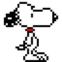 snoopy_walk animated GIF emoji | ୨ 🪄  /snoopys  𐙚　social　giveαwαys　decor　1OO+ guilds