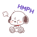snoopy_pout custom emote - ୨ 🪄  /snoopys  𐙚　social　giveαwαys　decor　1OO+ guilds