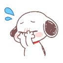 snoopy_sorry Discord sticker - ୨ 🪄  /snoopys  𐙚　social　giveαwαys　decor　1OO+ guilds