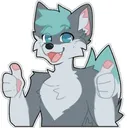 wolf_thumbsup