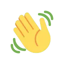 waving