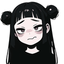 JazzyHuhNF2U Discord sticker - Vampires 18+ ⛧﹒Goths & Emos﹒⛧