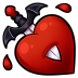 DaggeredHeartP2U Discord Emoji from Vampires 18+ ⛧﹒Goths & Emos﹒⛧