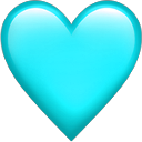 a_cyan_heart Discord emoji