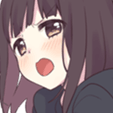 Menhera-chan with a frustrated expression and open mouth looking like she is calling someone a fool.