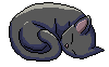 goth_kittysleep animated Discord emote - Vampires 18+ ⛧﹒Goths & Emos﹒⛧