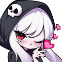 NF2UReaperblowkiss Discord sticker - Vampires 18+ ⛧﹒Goths & Emos﹒⛧