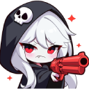 NF2UReapergun Discord Emoji from Vampires 18+ ⛧﹒Goths & Emos﹒⛧