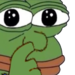 Pepe the Frog picking his nose with a blank expression.