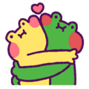 frog_hug custom emote - Heart.exe