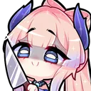 ChibiKokomiKnifeStare