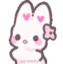 bunnyclap animated GIF emoji from Vampires 18+ ⛧﹒Goths & Emos﹒⛧