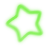 87348lightgreenstar
