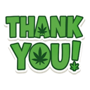 thankyou Discord sticker from r/ukmedicalcannabis