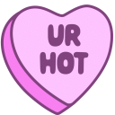 CandyHeartURHOT custom emote - Heart.exe