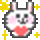 pixelbunnyspin animated GIF emoji from Michigan Idiots