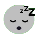 Graysleepingemoji