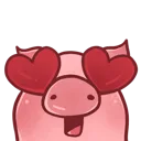 PiggyHeartEyes