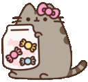 hellokittypusheen_eat1
