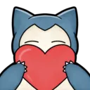 20274snorlaxredheart