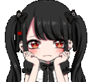 gothstare animated Discord emote - Vampires 18+ ⛧﹒Goths & Emos﹒⛧