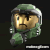 Master Chief helmet from Halo shown from multiple angles with a contemplative, thinking expression.