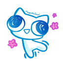76656adhdhappy custom emote from The pink pond