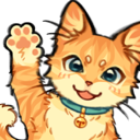 4f_catwaveorange Discord emoji