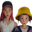 ZoeyMiraMovieAdmiringGIF