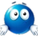 AP_xemojiblueshrugging Discord emoji