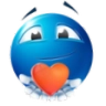 BlueEmojiLove Discord emoji