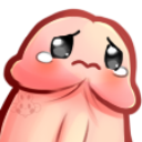 saddpenis Discord sticker from ・┆✦ʚ  Klejnoty  ɞ✦ ┆・