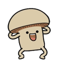 shroom custom emote from caleb stickers
