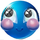 joobi_blush Discord sticker from Crimson Hearts ‹❦›