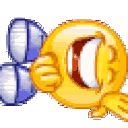 yg_rolling animated GIF emoji | Crimson Hearts ‹❦›