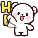 milk_hi custom emote - Crimson Hearts ‹❦›